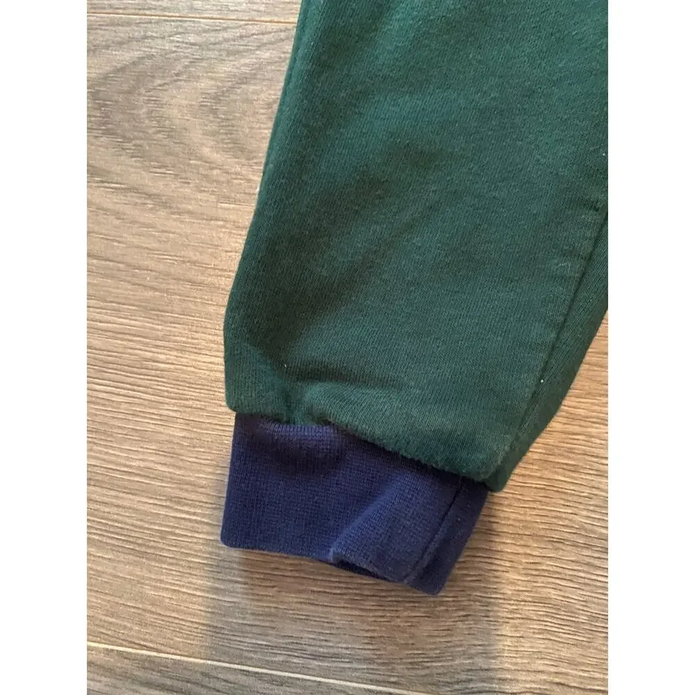Ralph Lauren Colorblocked Red Green Blue Sweat Set Polo Bear Set Baby 12 Month